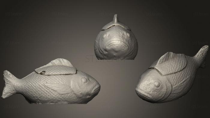 3D model Fish shaped tureen (STL)